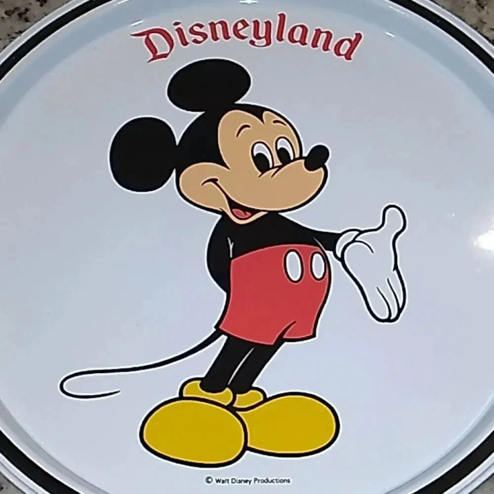 Vintage Disneyland Mickey Mouse Plate - Picture 2 of 6